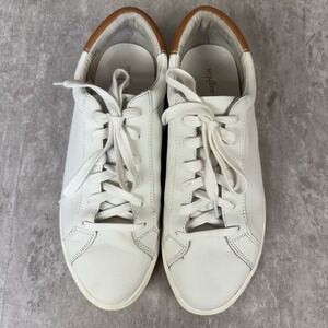 J.‎ MCLAUGHLIN Angelique Leather Sneaker Womens Size 9M  White Low Top Casual